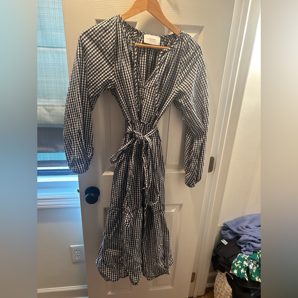 Heritage Black and White Checkered Dress